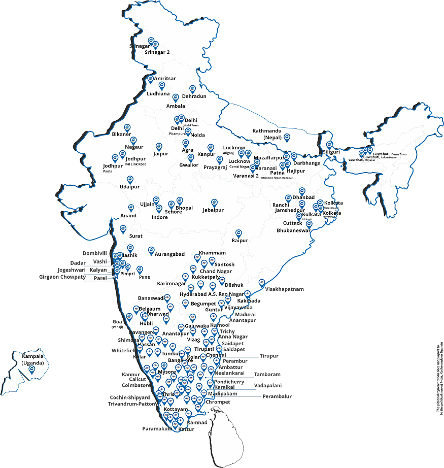 India Hospital Locations