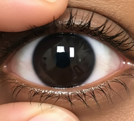 White or grey reflex in photographs