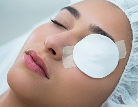 Eye muscle surgery to correct misalignment or persistent double vision